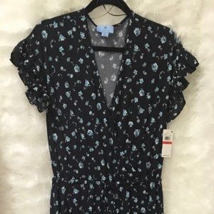 NWT-Breezy Boutique Flutter Sleeve Jumpsuit